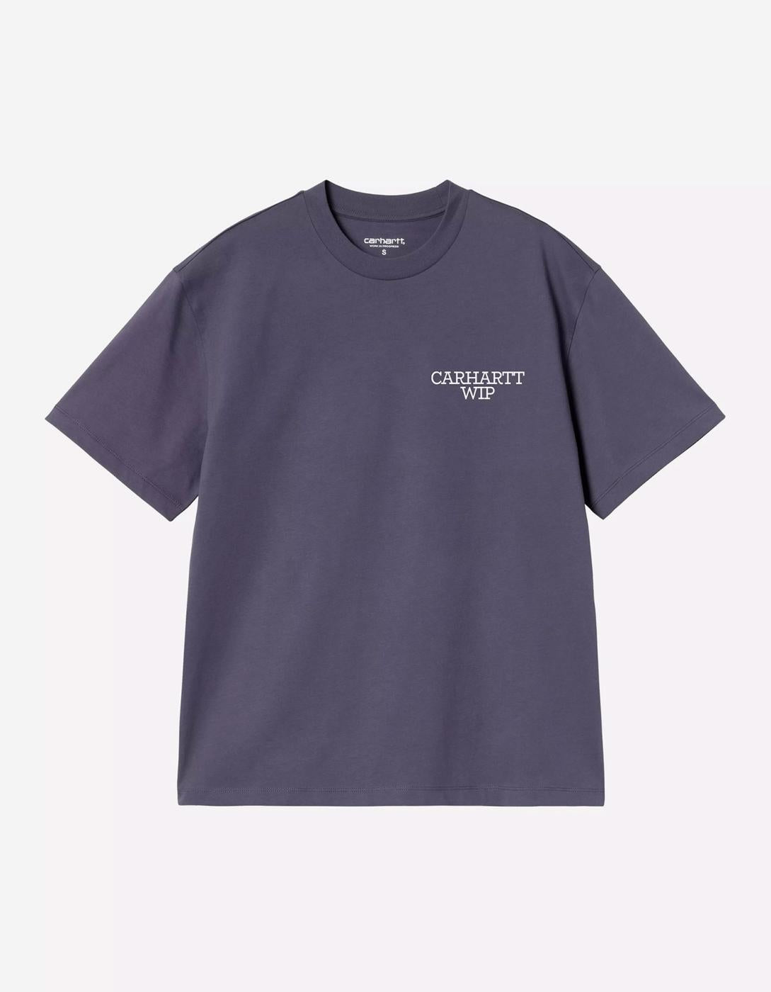 Camiseta CARHARTT WIP W' HUGGING CATS - Shady Purple
