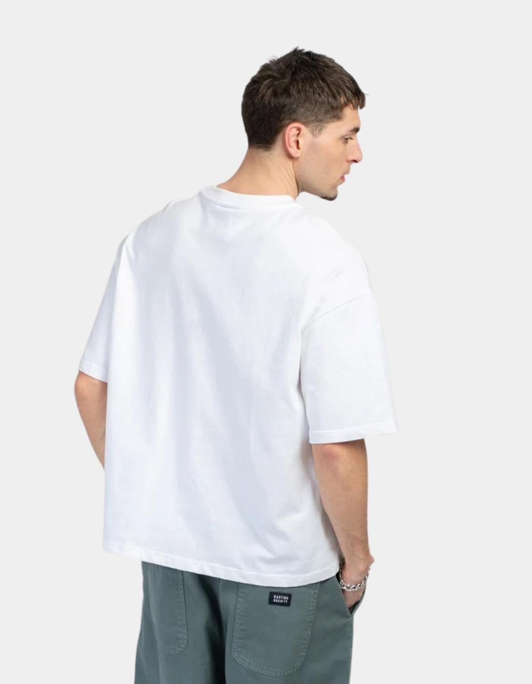 Camiseta CROPPED PAWS & RELAX - White