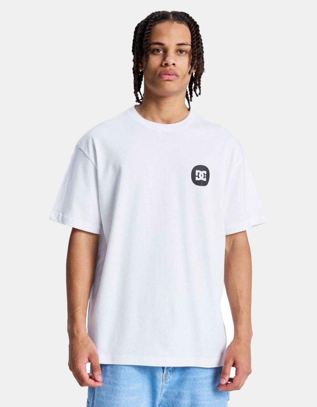 Camiseta DC SHOES SHAPE OR DESTROY - White