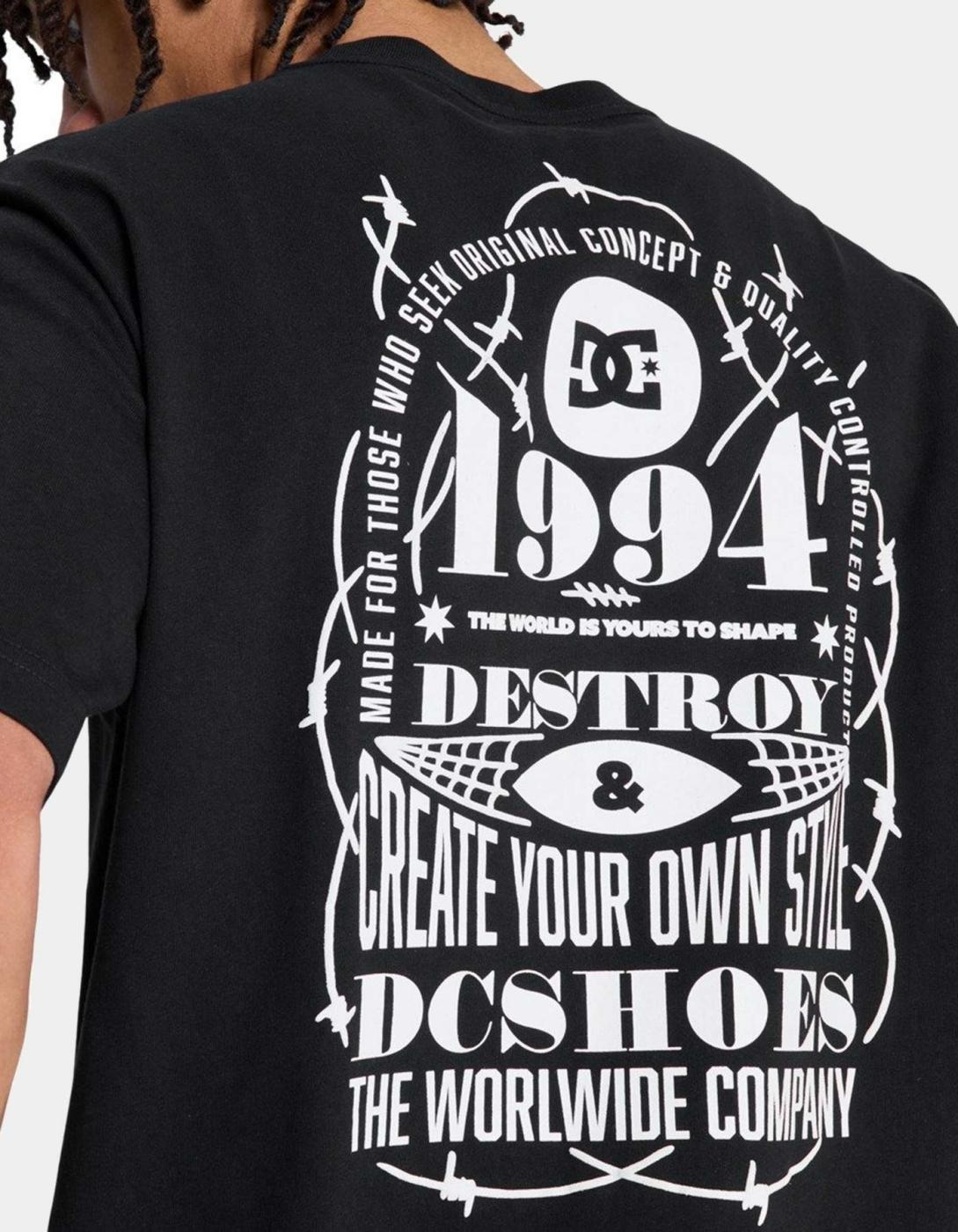 Camiseta DC SHOES SHAPE OR DESTROY - Black