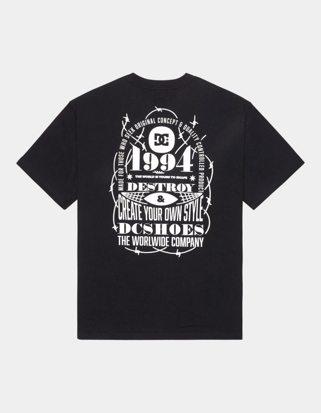 Camiseta DC SHOES SHAPE OR DESTROY - Black