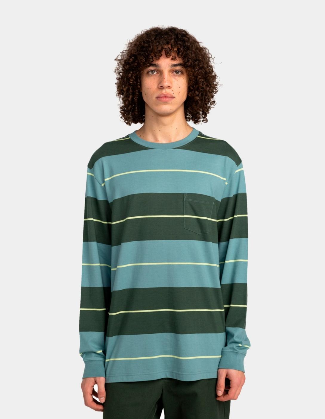 Camiseta ELEMENT LOWCASE PIGMENT LS - Treillis/Jungle Gree