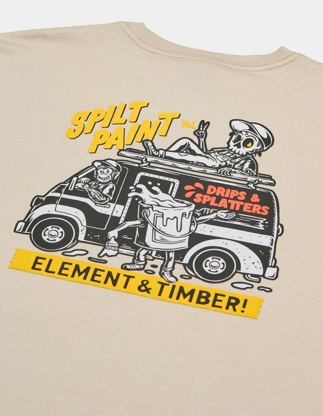 Camiseta ELEMENT VAN  - Oat Milk