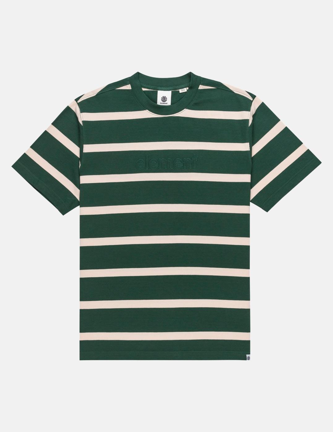 Camiseta ELEMENT YACHT CLUB - Oat Milk/Jungle Green