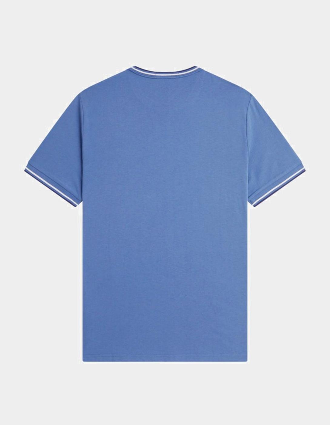 Camiseta FRED PERRY M1588 - Ace Blue/Snow White/Tennis Blue