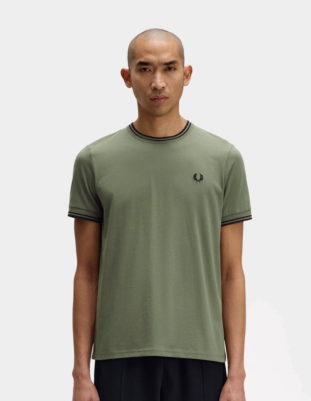 Camiseta FRED PERRY M1588 - Laurel Wreath Green/Black