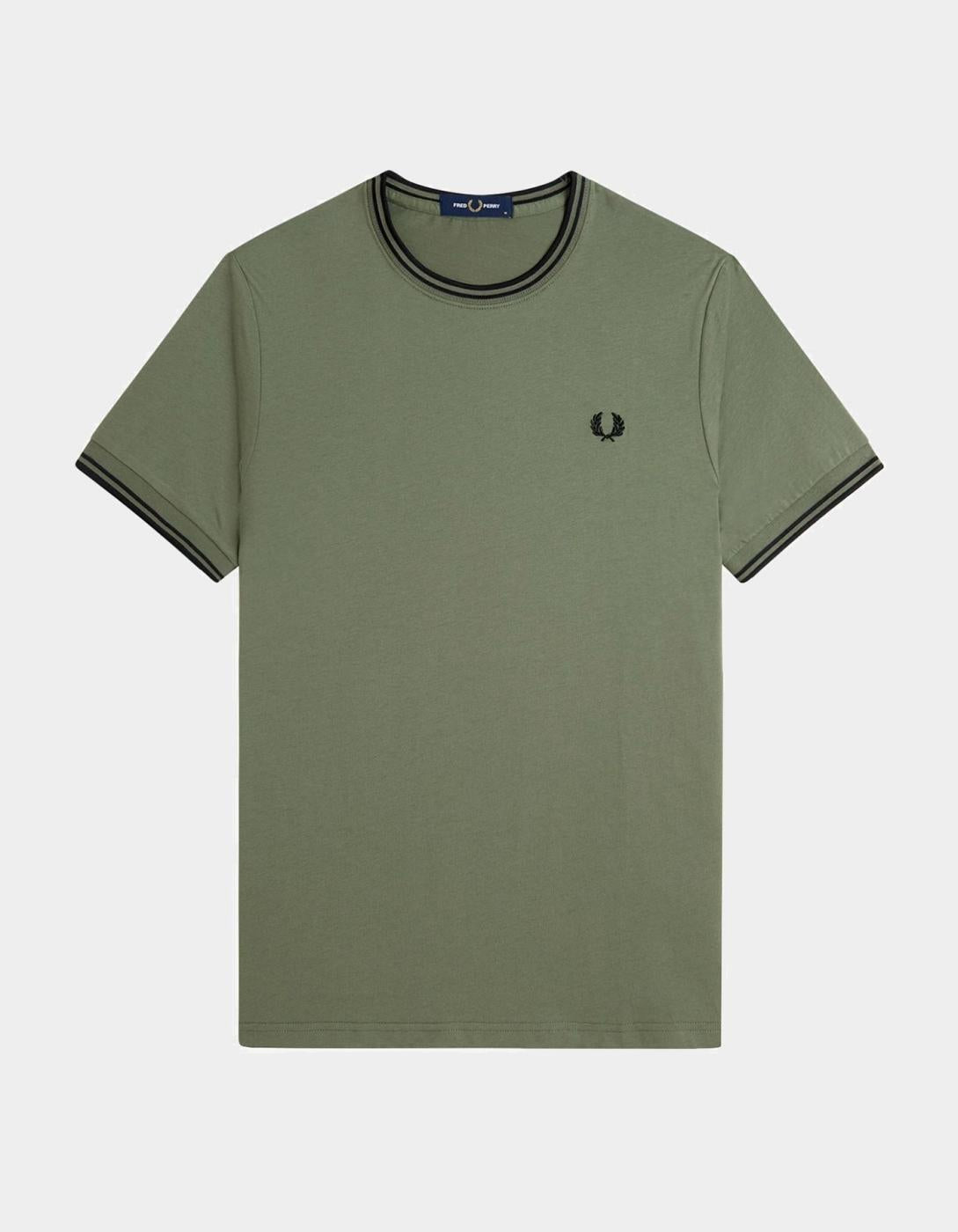 Camiseta FRED PERRY M1588 - Laurel Wreath Green/Black
