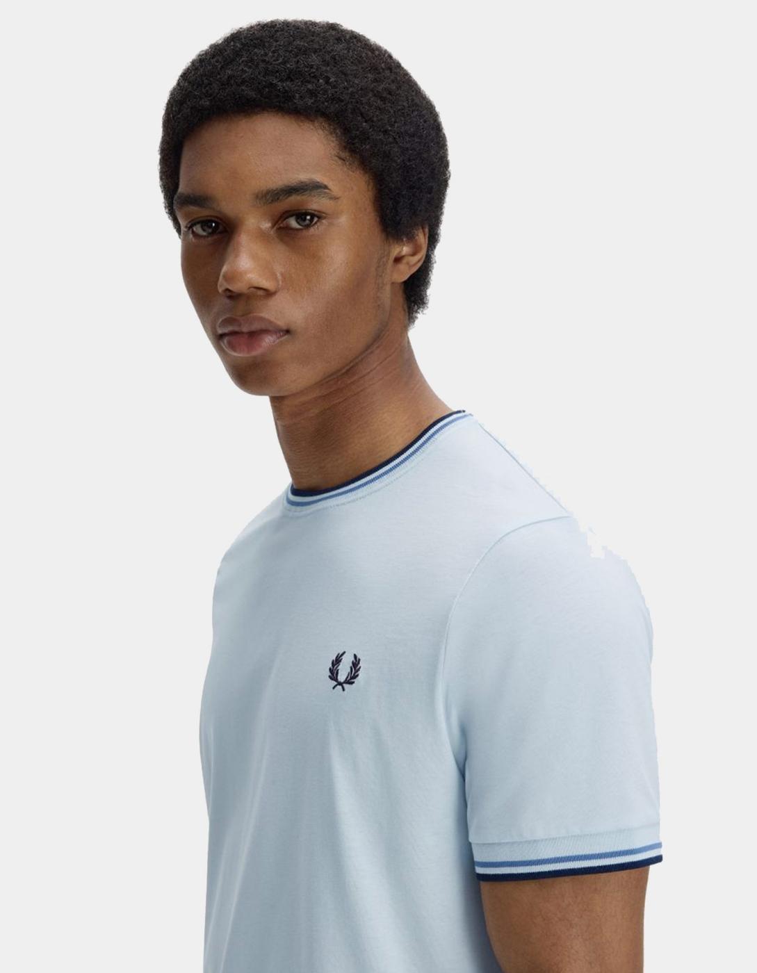 Camiseta FRED PERRY M1588 - Lgtic/Acebl/Navy