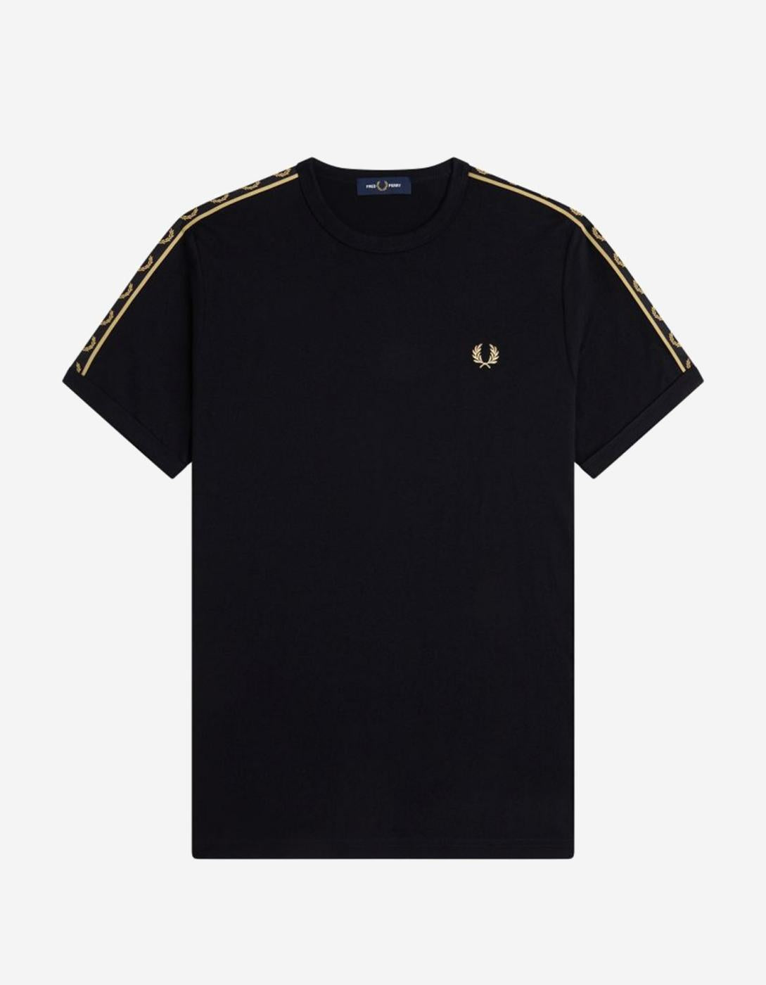 Camiseta FRED PERRY M4613 - Black/Champagne