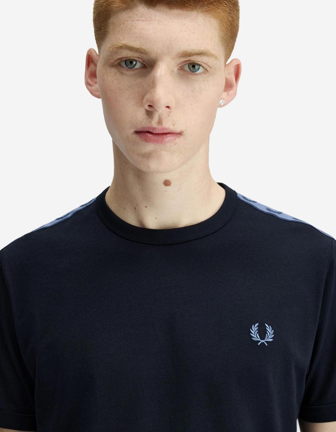 Camiseta FRED PERRY M4613 - Navy/Ace Blue