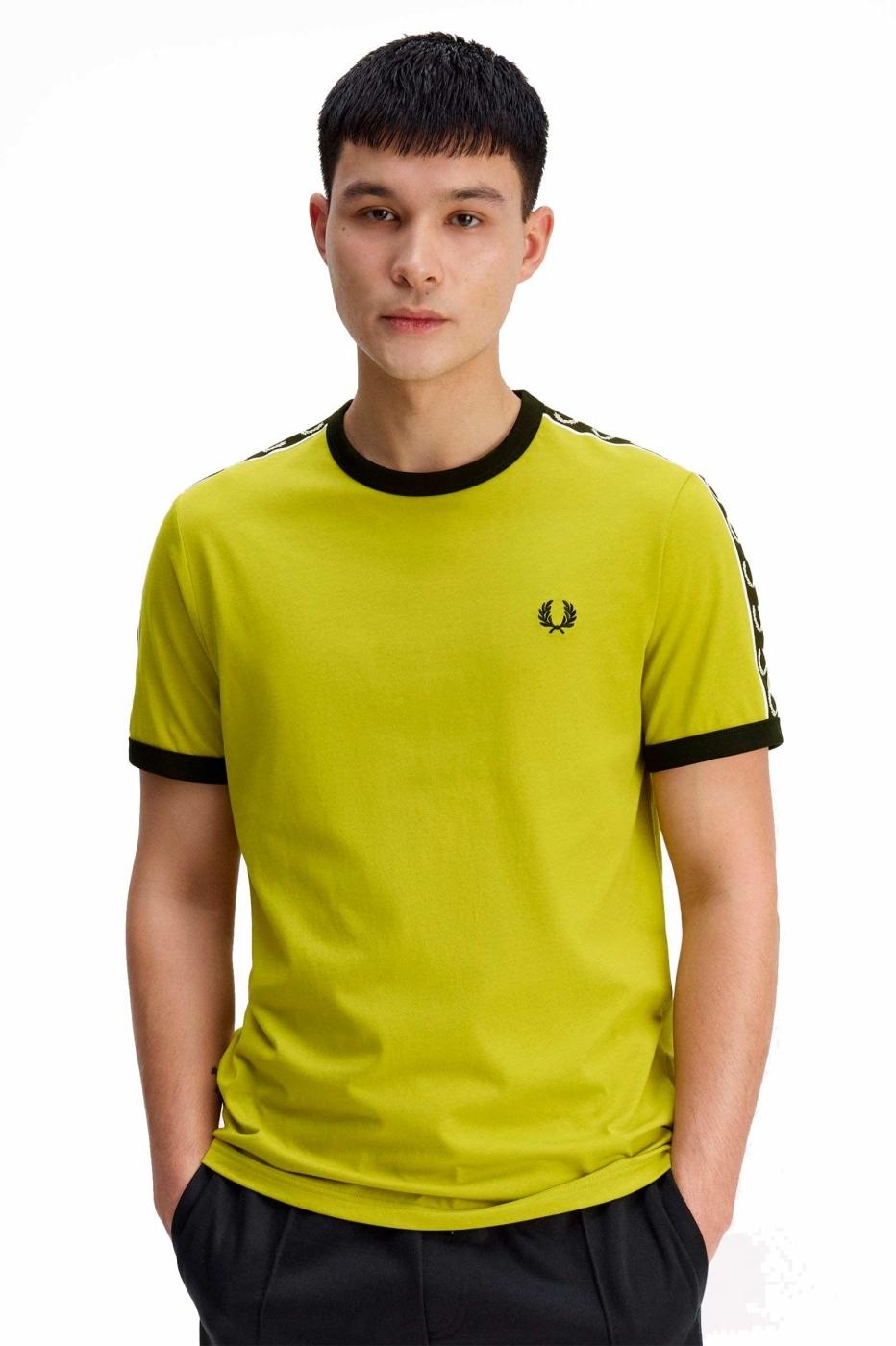 Camiseta FRED PERRY M4613 - Tballyellow/Blk