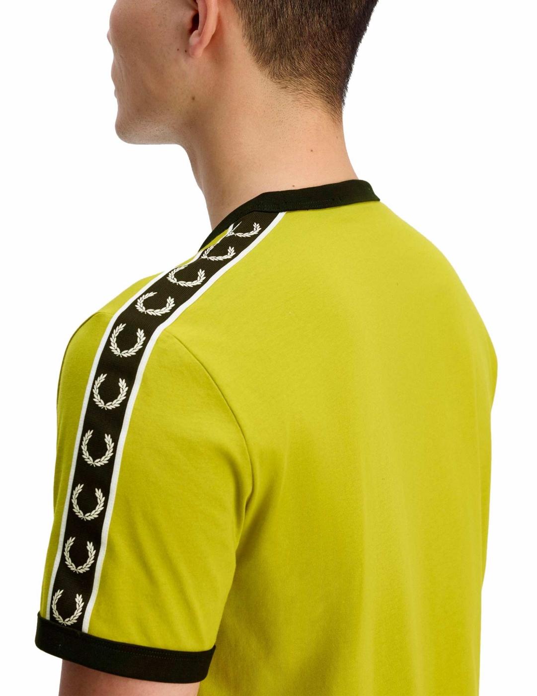 Camiseta FRED PERRY M4613 - Tballyellow/Blk