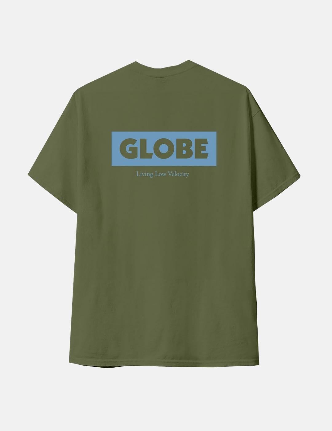 Camiseta GLOBE LIVING LOW VELOCITY - Olive