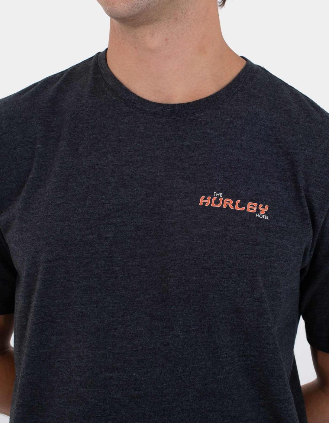 Camiseta HURLEY BORA BORA SLUB - Black Heather