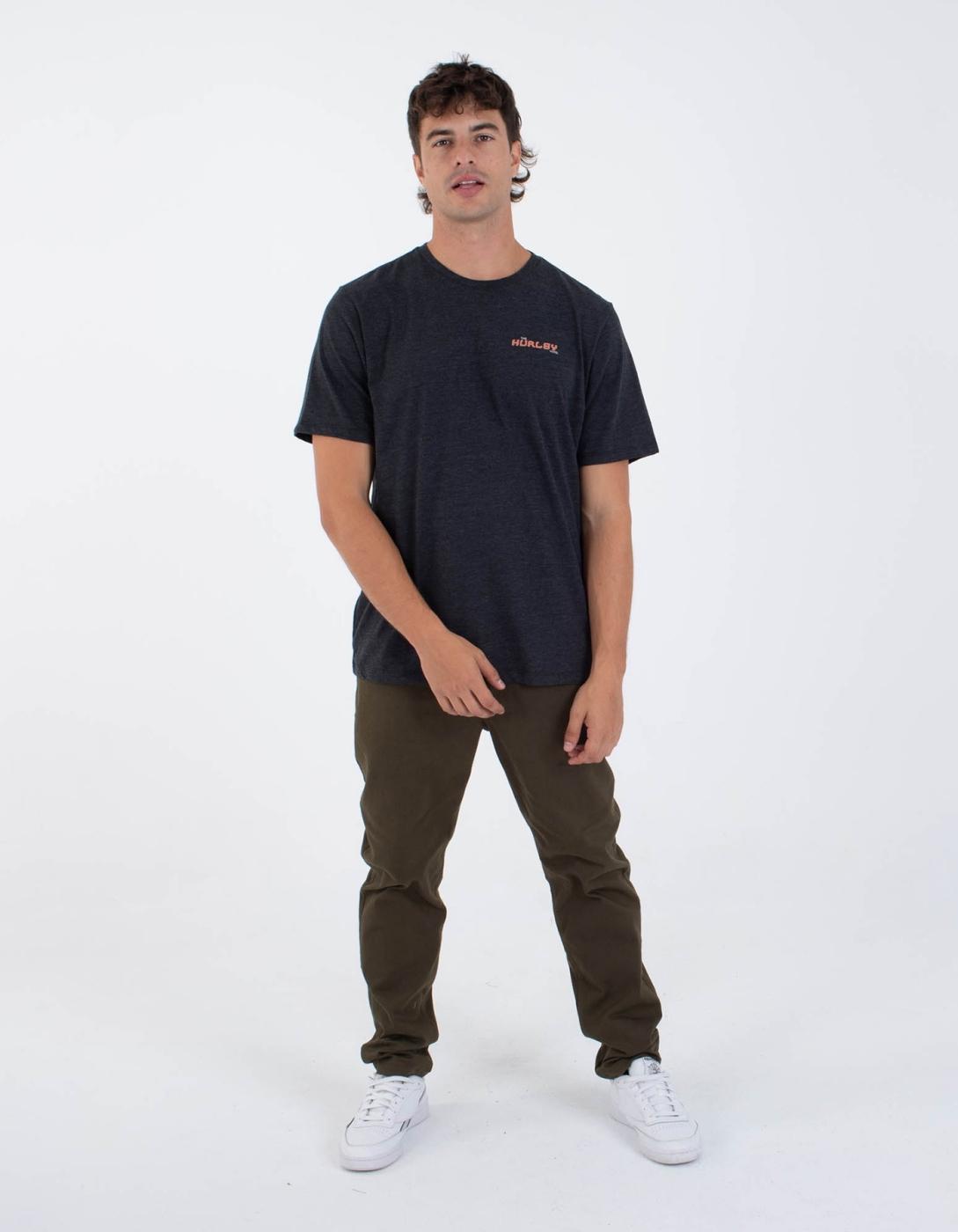Camiseta HURLEY BORA BORA SLUB - Black Heather