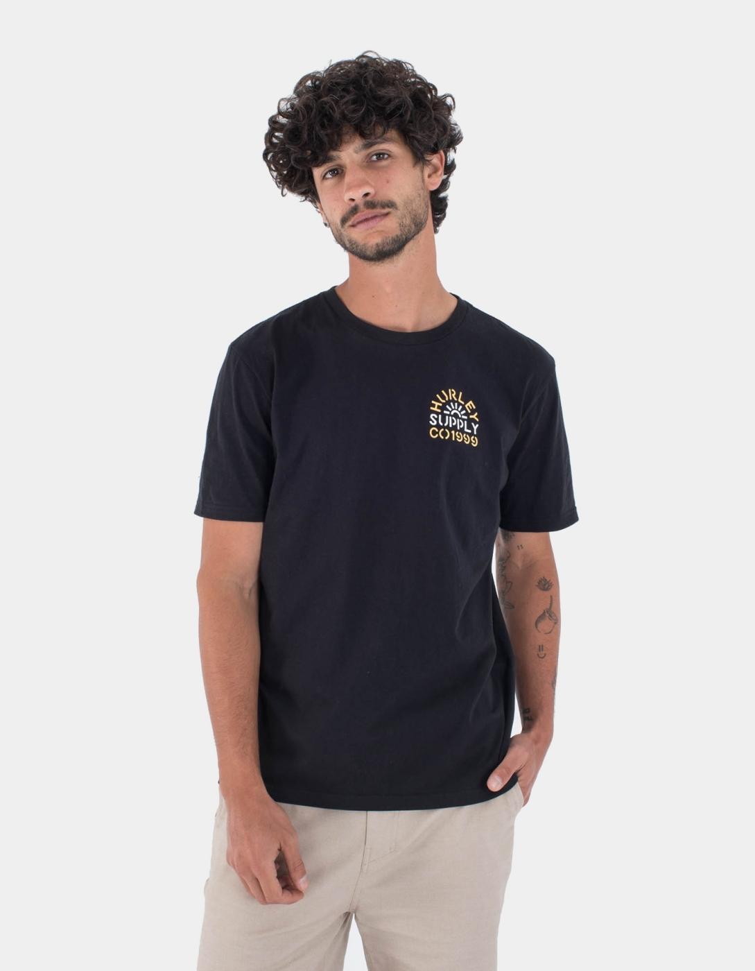 Camiseta HURLEY ORGANIC MILITIA -  Black