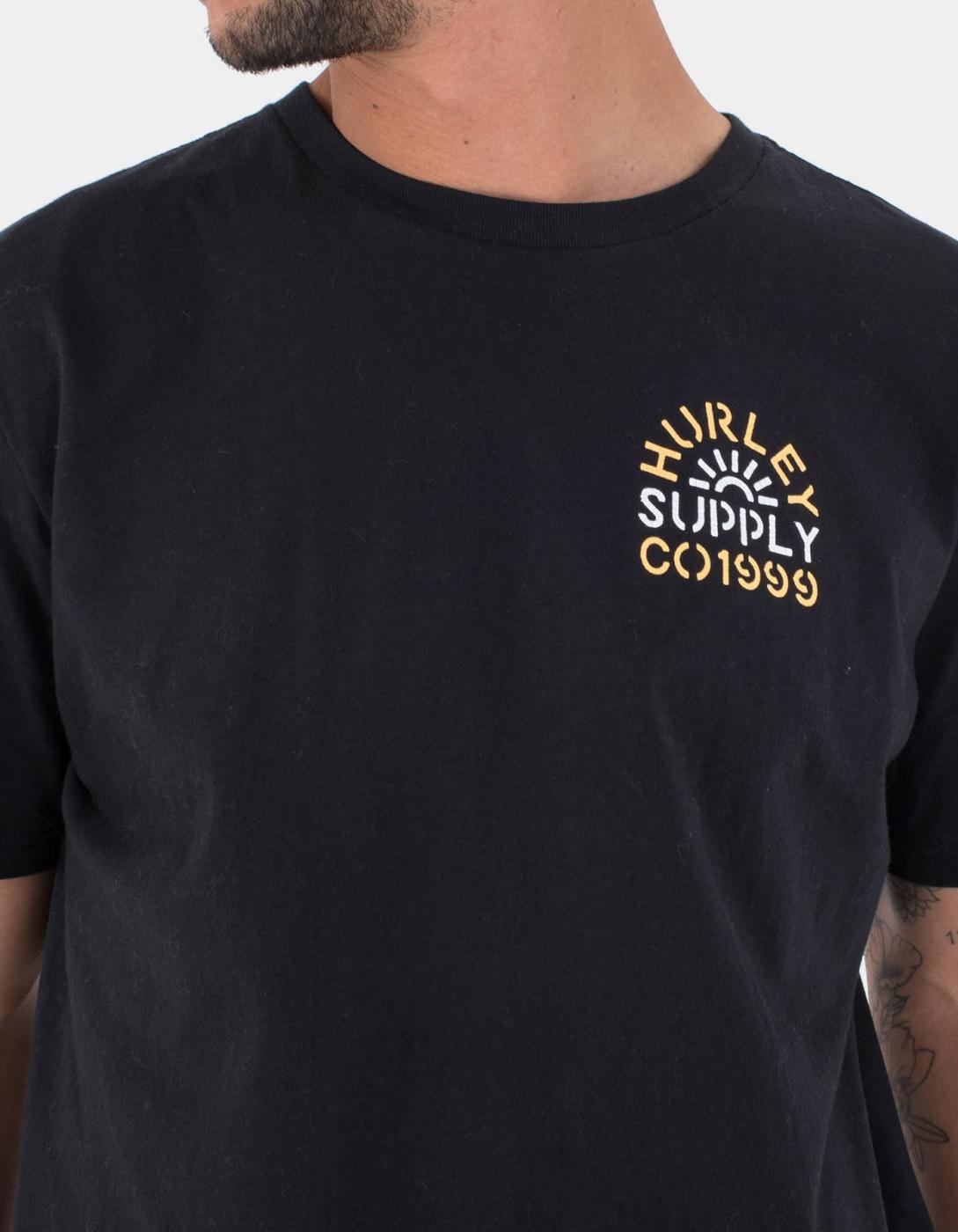 Camiseta HURLEY ORGANIC MILITIA -  Black