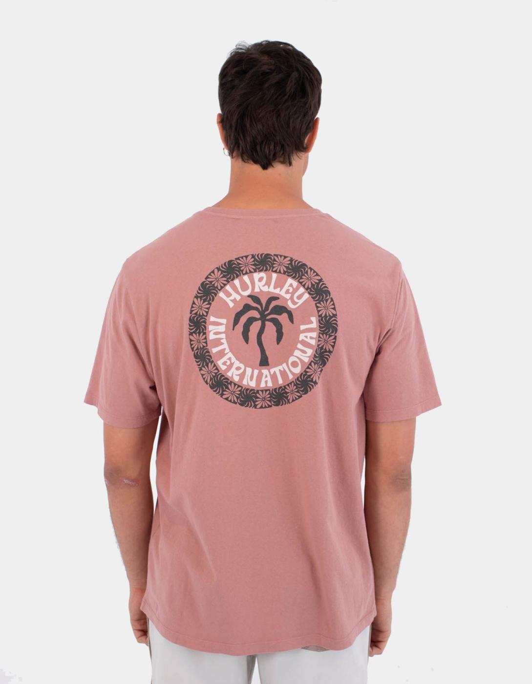 Camiseta HURLEY PALM - Phantom Rose