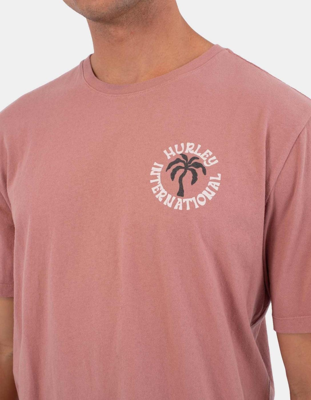 Camiseta HURLEY PALM - Phantom Rose