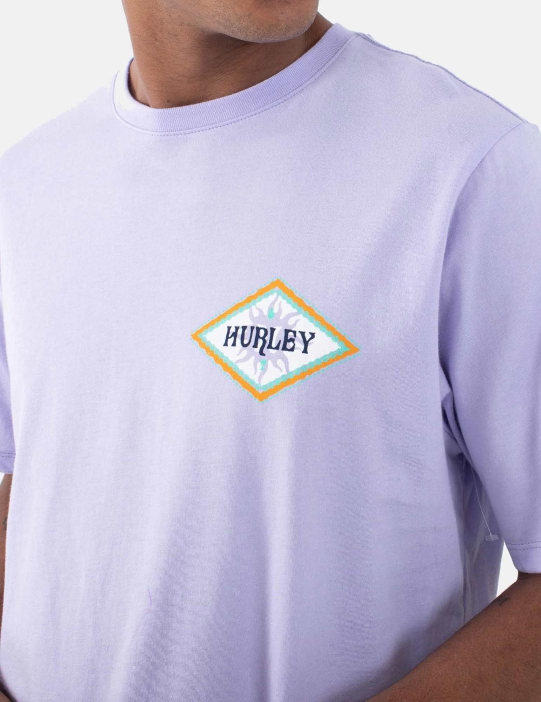 Camiseta HURLEY TROPICS - Lavender Mist