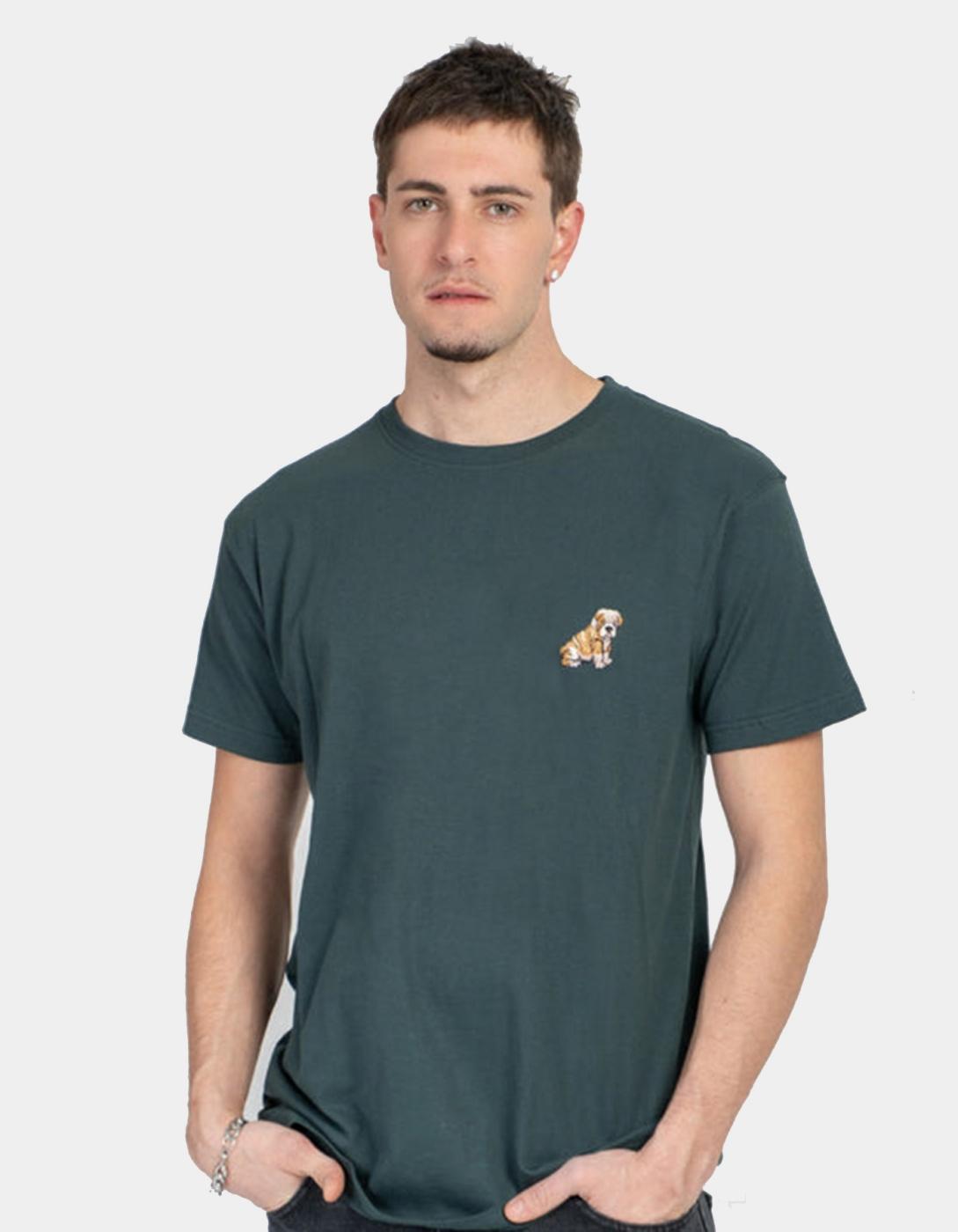 Camiseta KAOTIKO BULLDOG POSY - Green