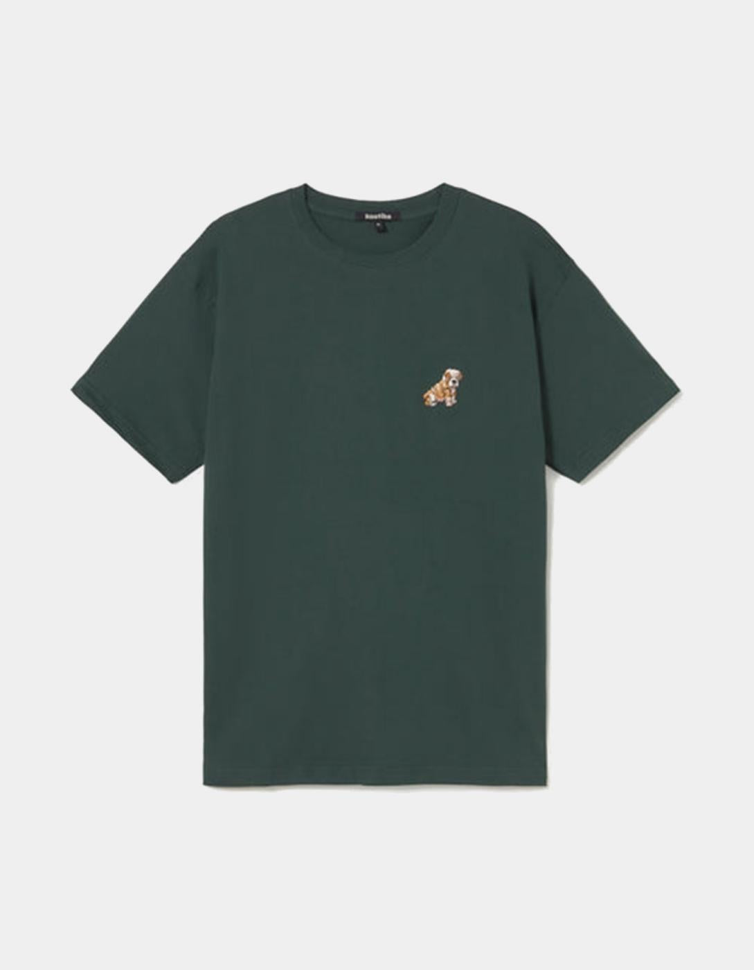 Camiseta KAOTIKO BULLDOG POSY - Green