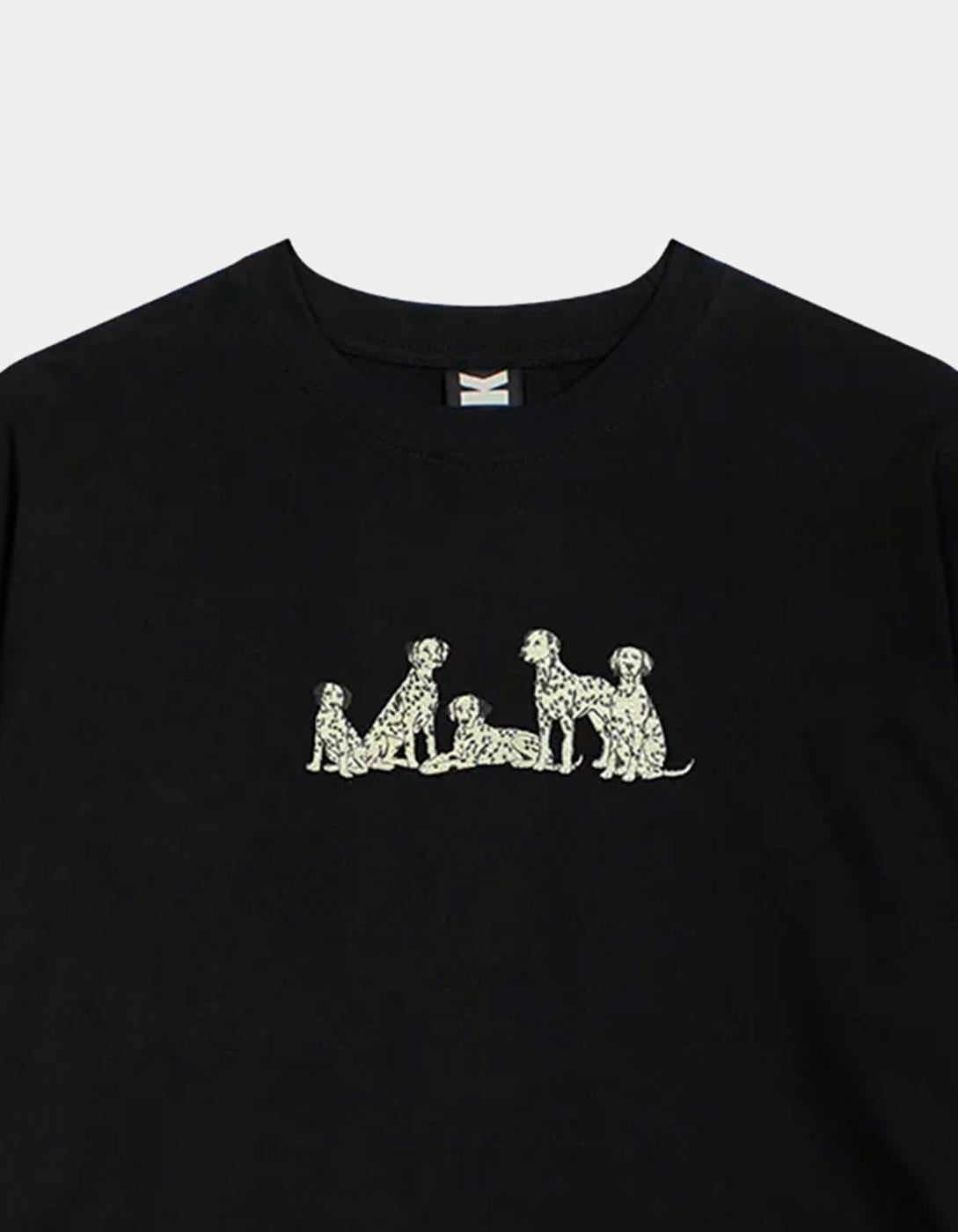 Camiseta KAOTIKO CROPPED DALMATAS  - Black