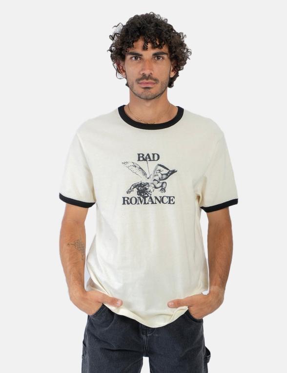 Camiseta KAOTIKO CUPID BAD ROMANCE - Ivory/Black Sand