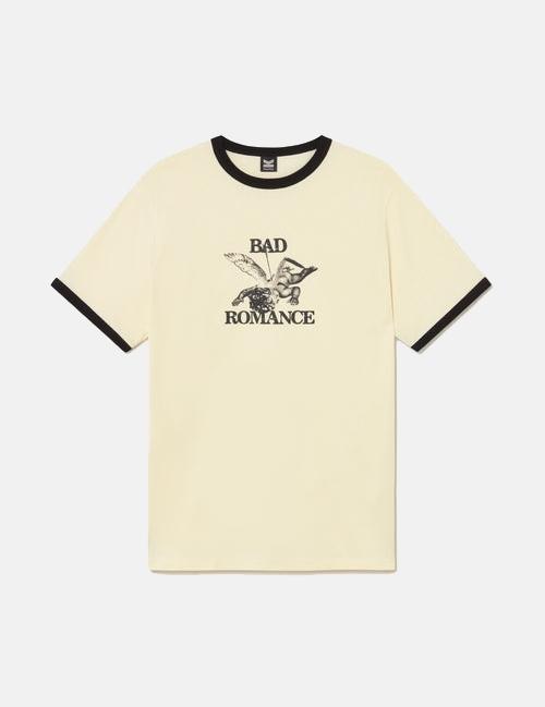 Camiseta KAOTIKO CUPID BAD ROMANCE - Ivory/Black Sand