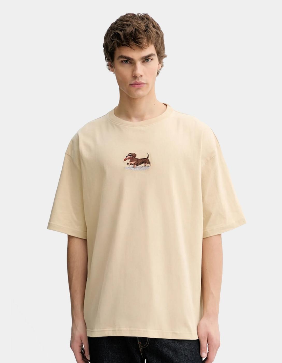 Camiseta KAOTIKO DACHSHUND  - Ivory