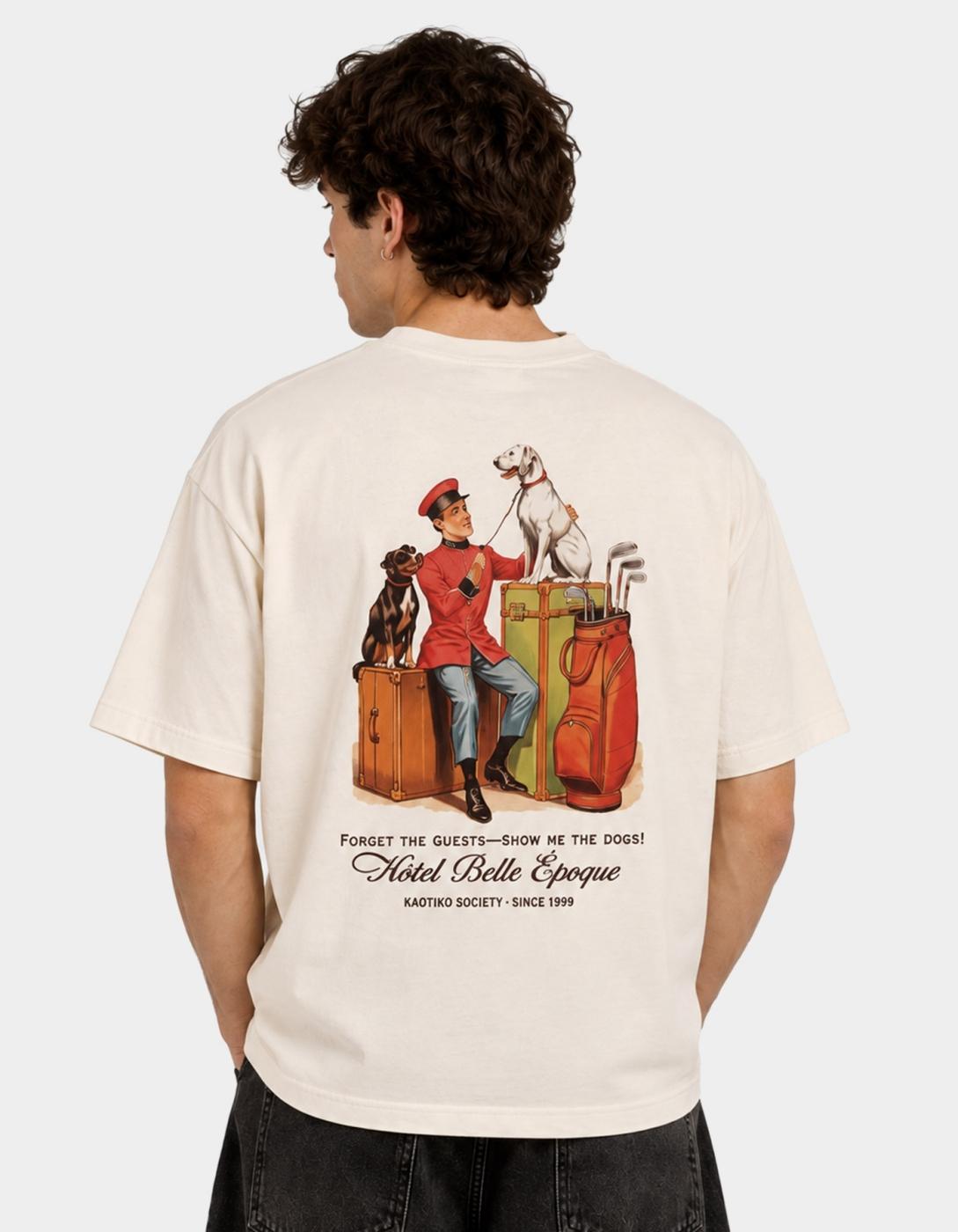 Camiseta KAOTIKO FORGET THE GUEST - Tobacco