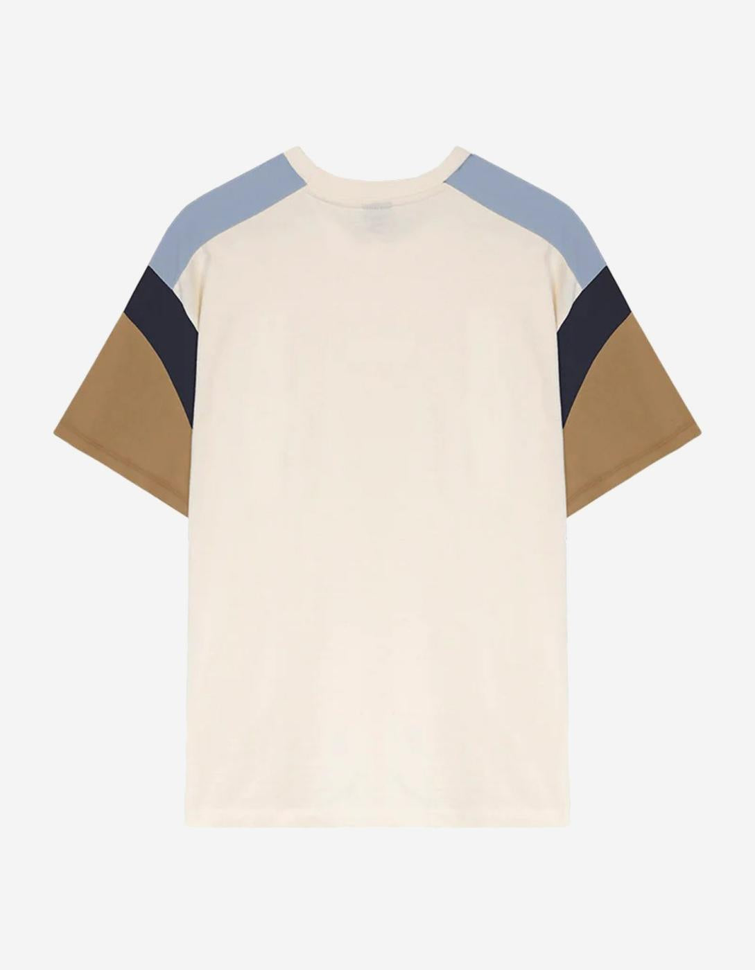 Camiseta KAOTIKO OTTAWA - Ivory/Camel/Sky/Navy