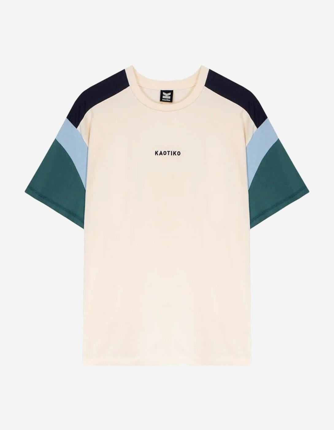 Camiseta KAOTIKO OTTAWA - Ivory/Navy/Sky/Heura