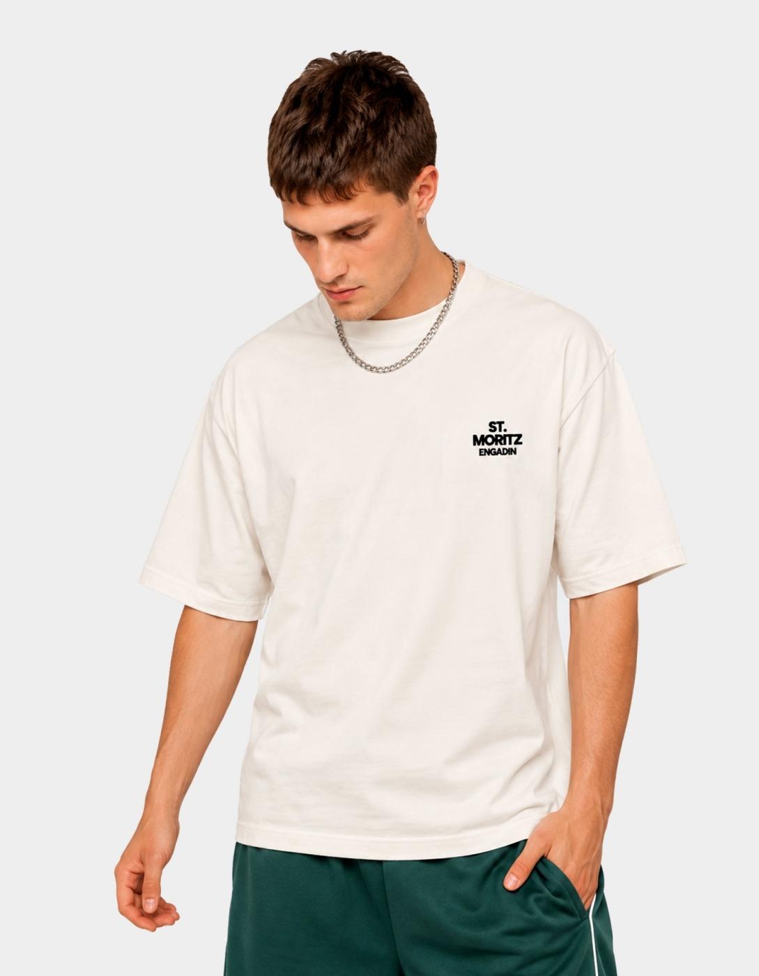 Camiseta KAOTIKO REGULAR SNOW WAITER - Ivory