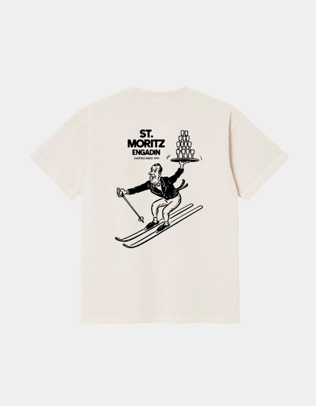 Camiseta KAOTIKO REGULAR SNOW WAITER - Ivory