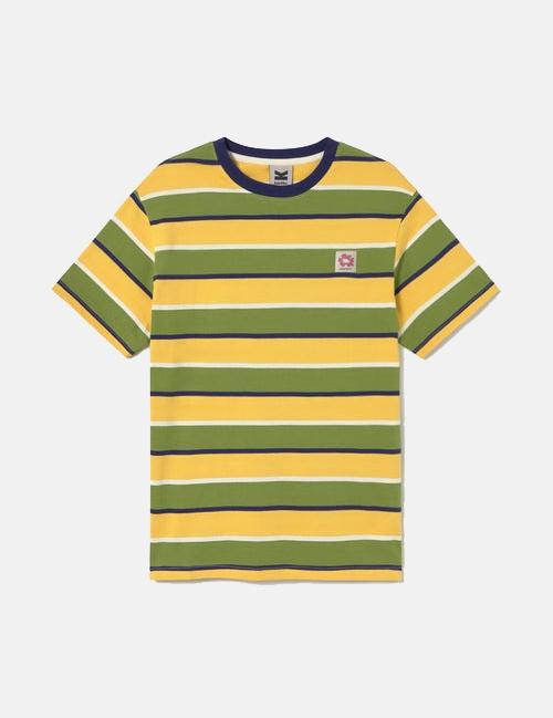 Camiseta KAOTIKO STRIPES ISLAND - Yellow/Green