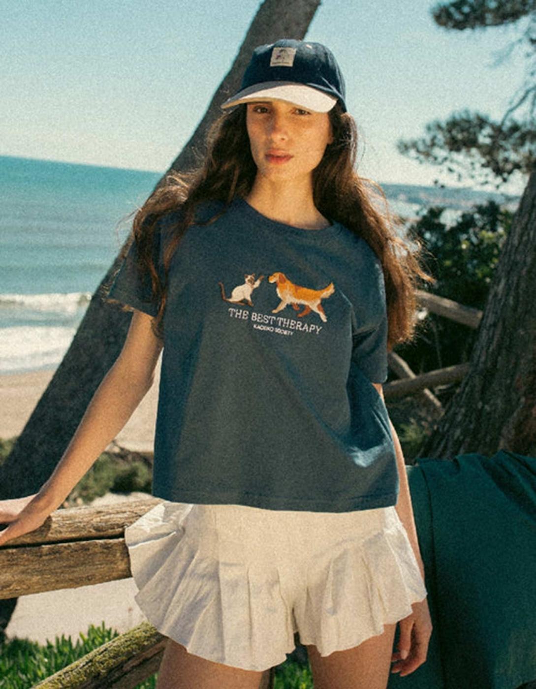 Camiseta KAOTIKO THE BEST THERAPY - Navy