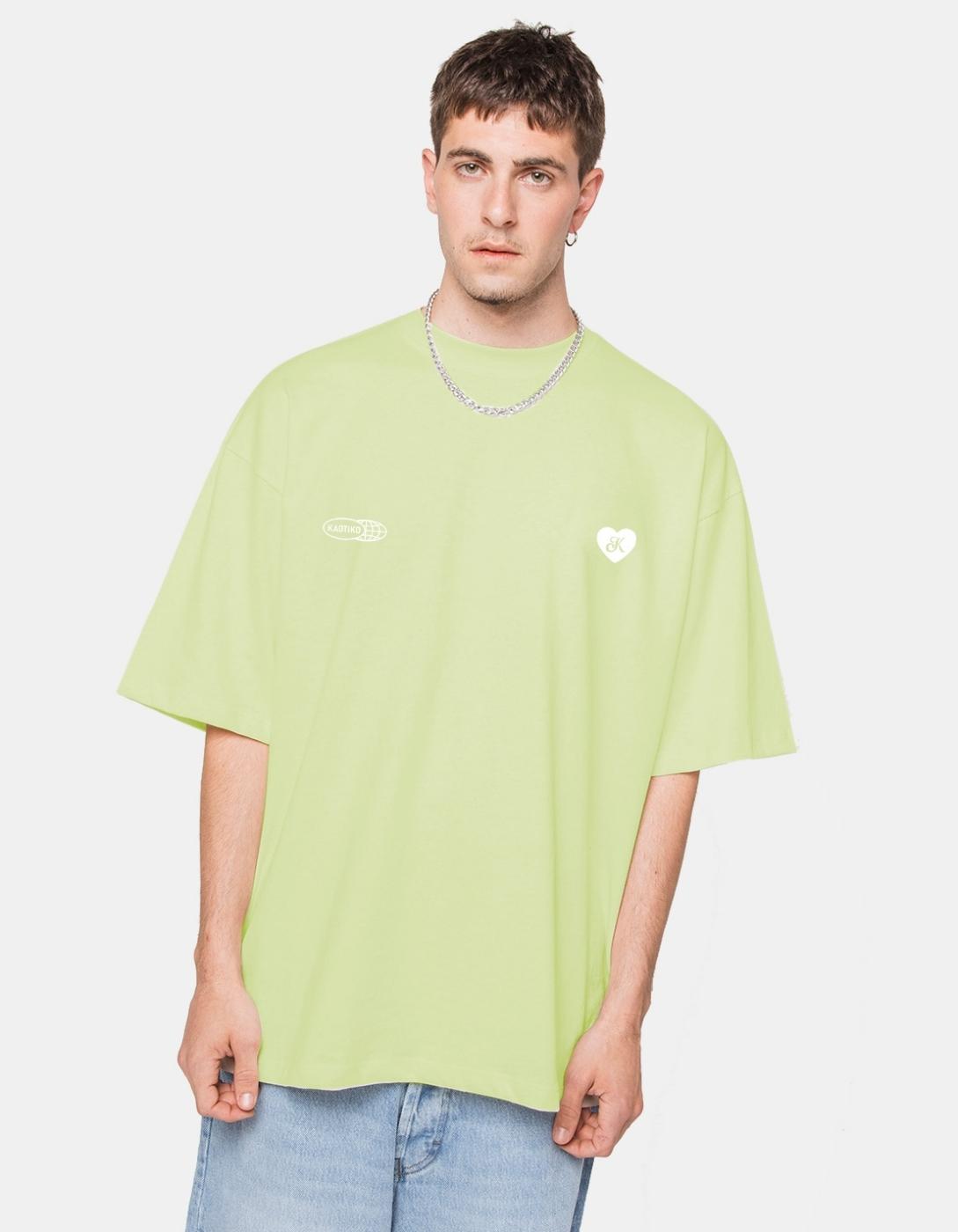 Camiseta KAOTIKO WASHED CHAOS - Lime