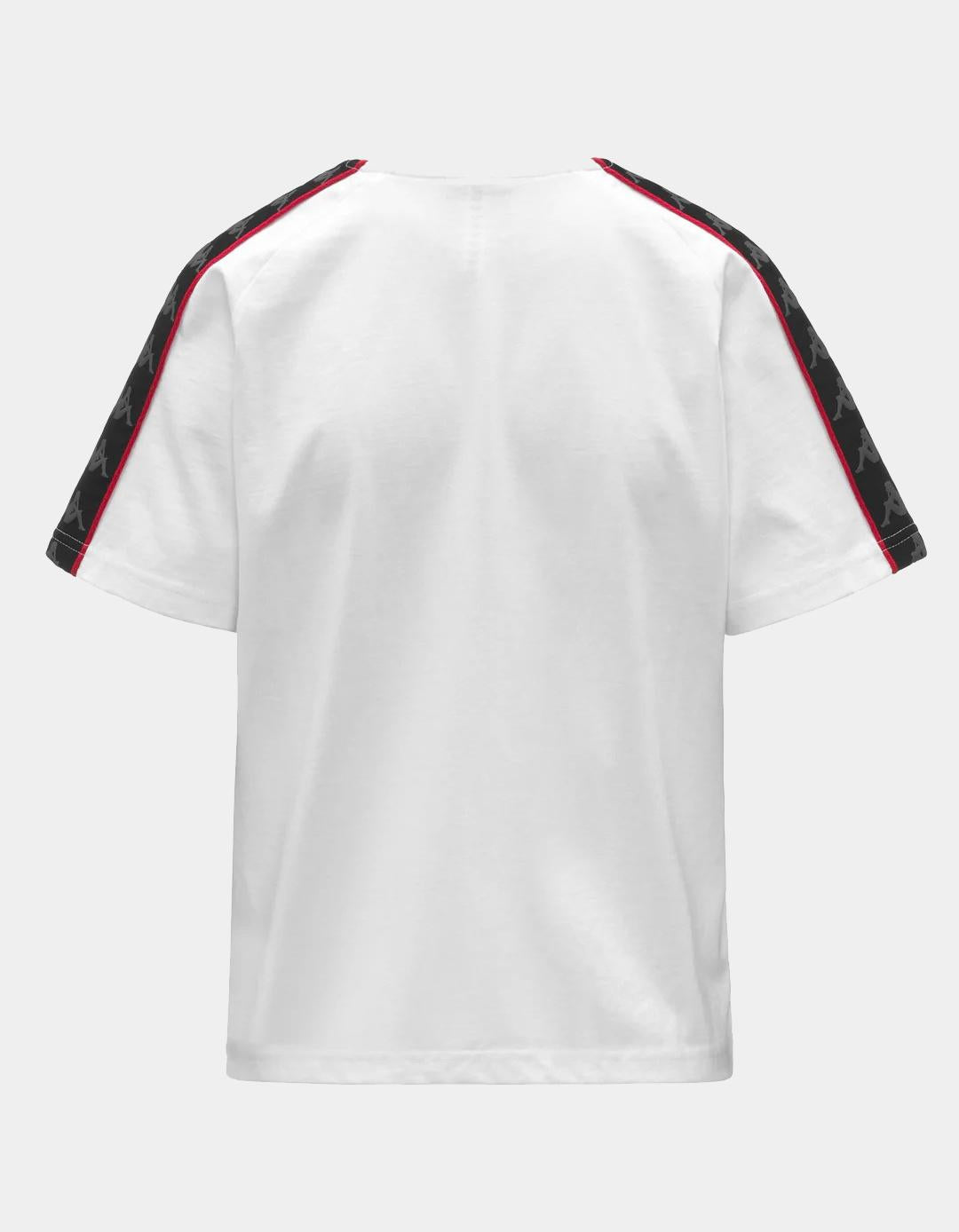 Camiseta KAPPA ADI - White/Black/Red Racing