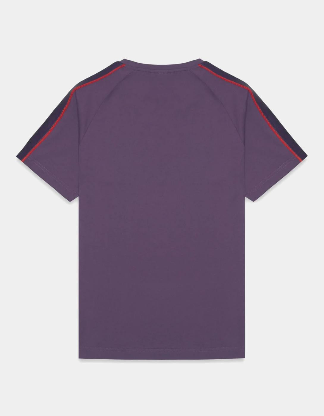 Camiseta KAPPA COEN SLIM - Violet Anil/Red Md Coral