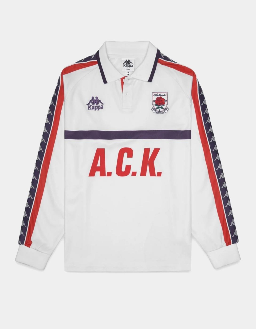 Camiseta KAPPA ODATIN - White Natural/Violet Anil