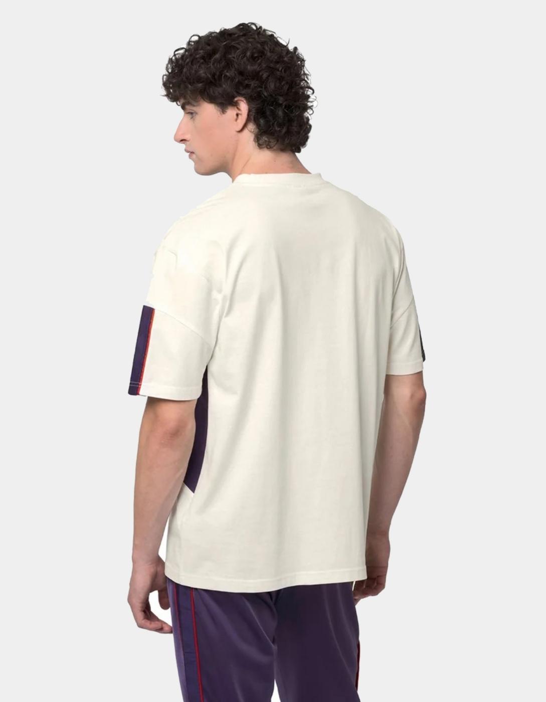 Camiseta KAPPA OMRI - White Natural/Violet Anil