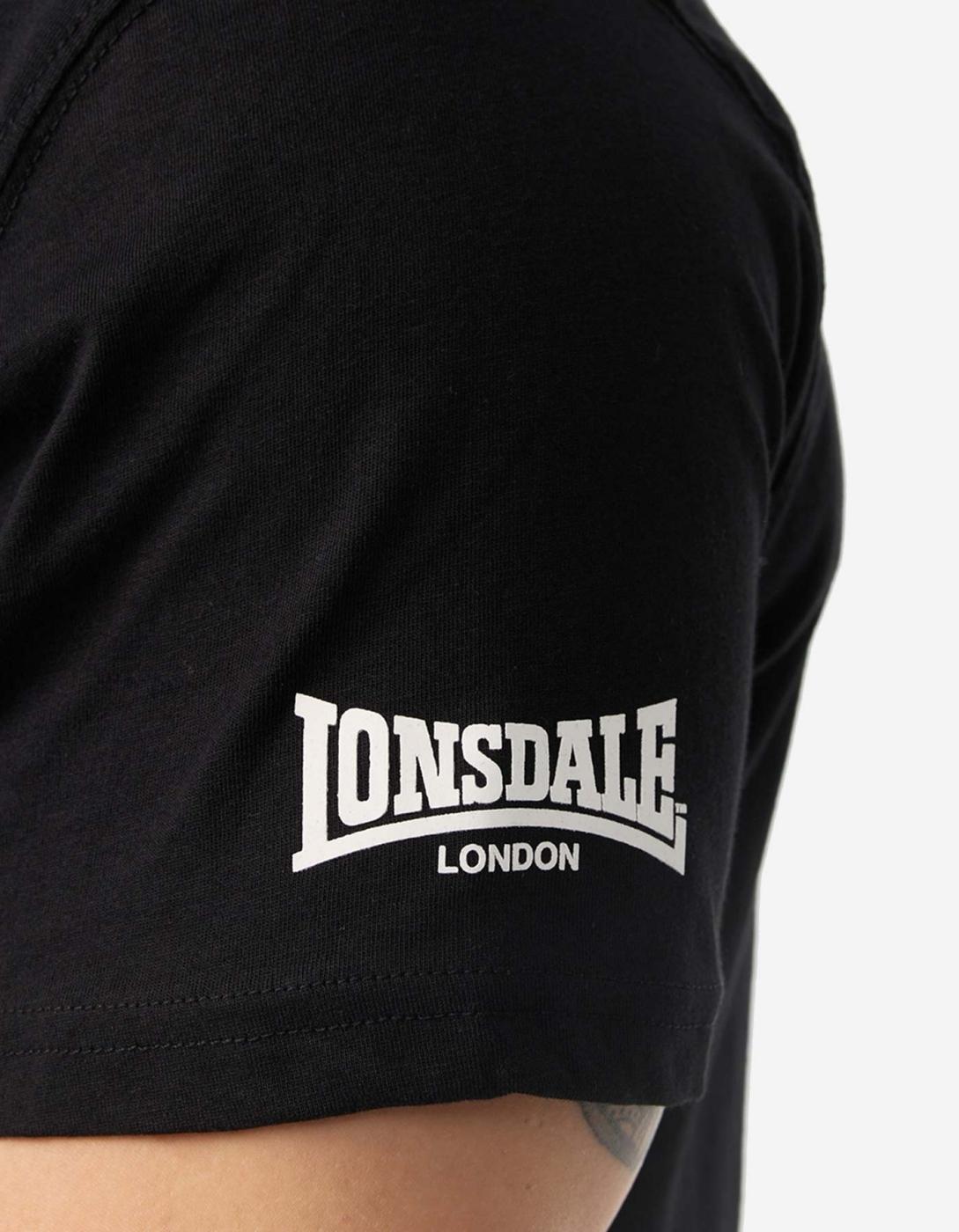 Camiseta LONSDALE AGAINST RACISM - Black