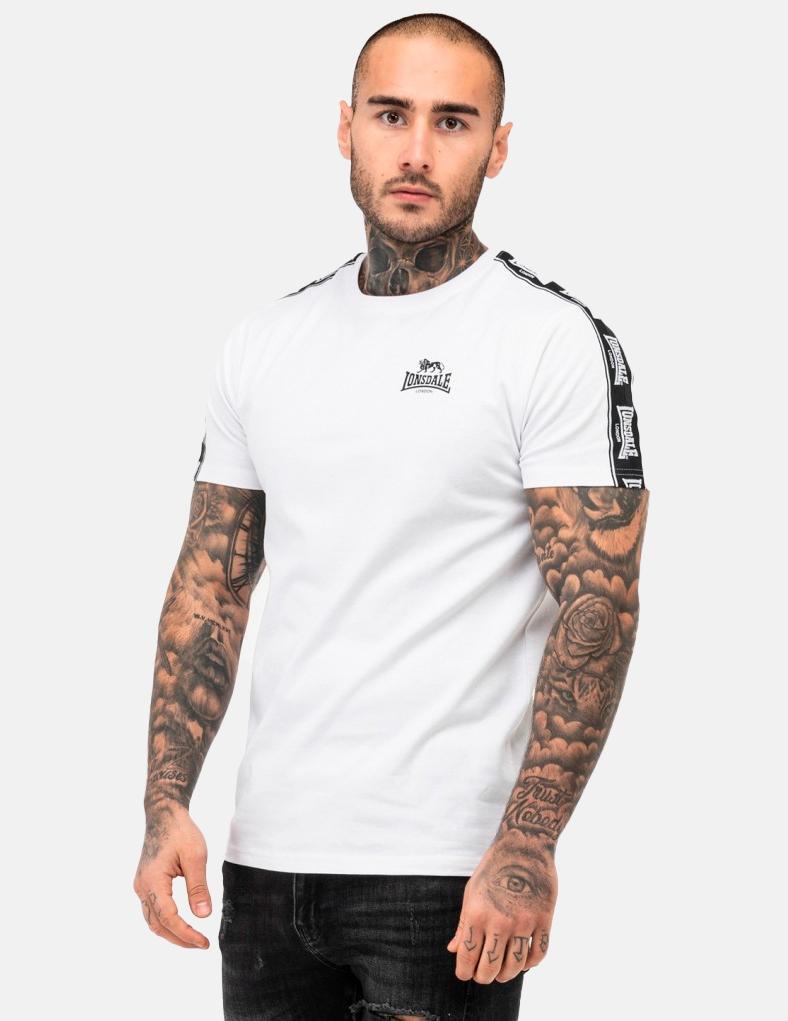 Camiseta LONSDALE BRINDISTER - White/Black