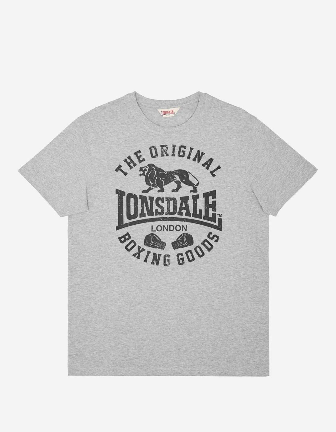 Camiseta LONSDALE GRINTON - Marl Grey/Black