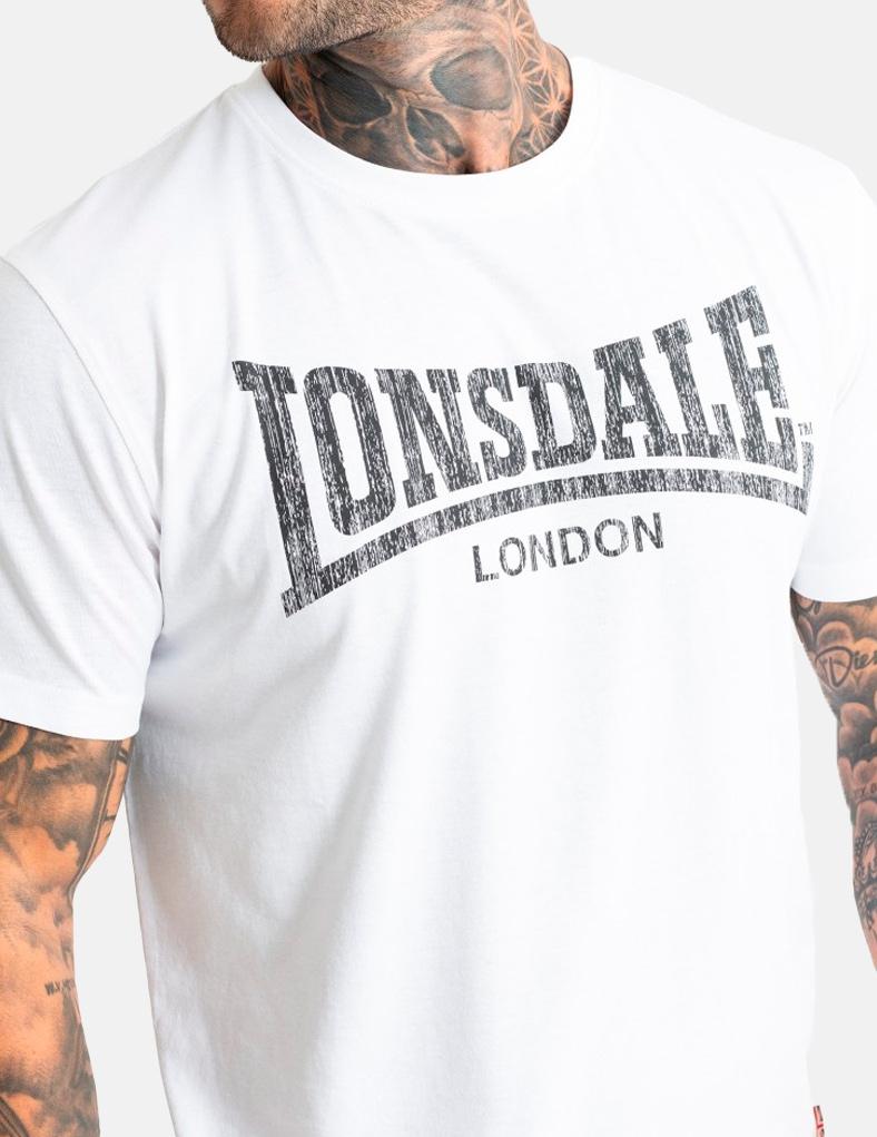 Camiseta LONSDALE LOGO KAI - White/Black