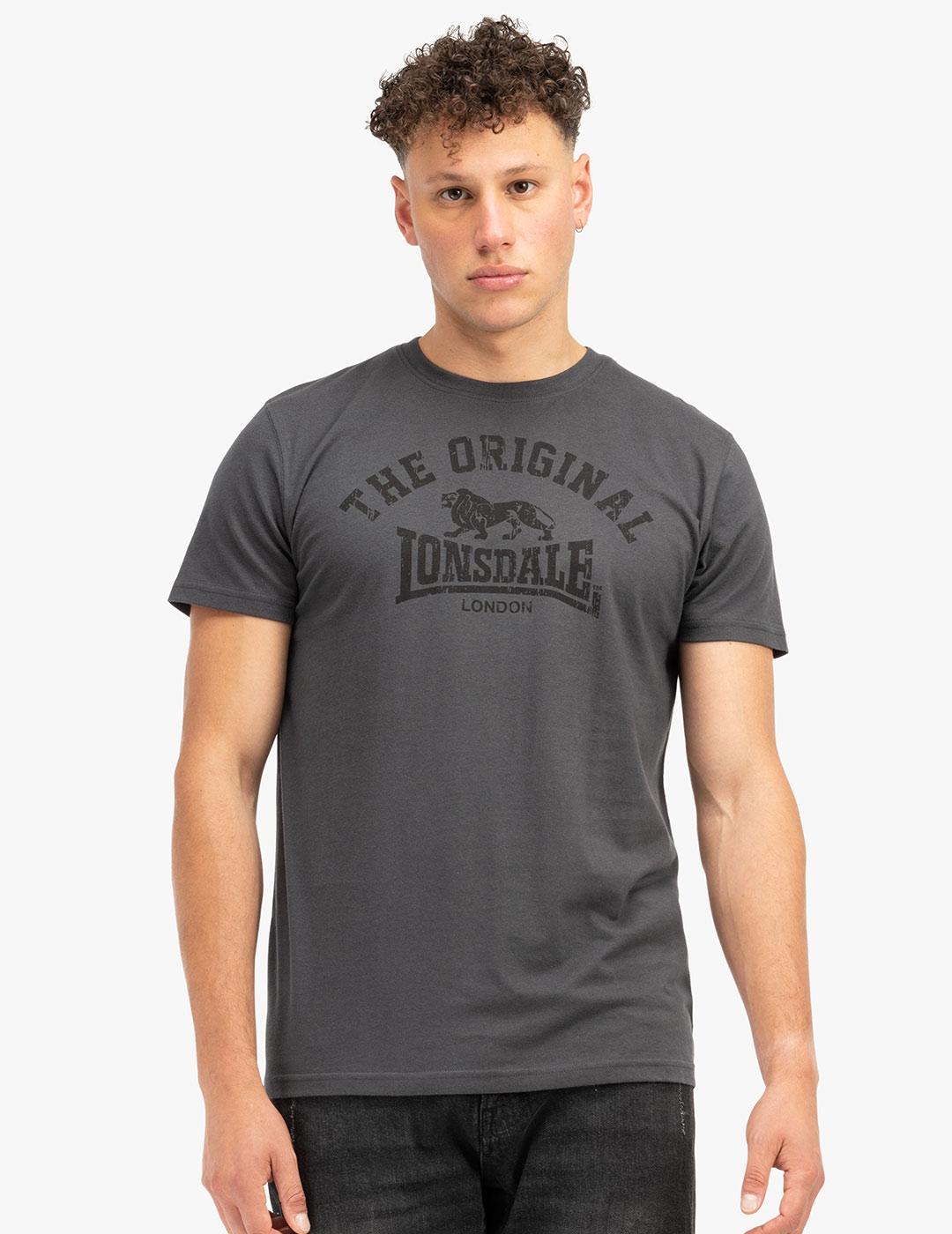 Camiseta LONSDALE ORIGINAL - Anthracite/Black
