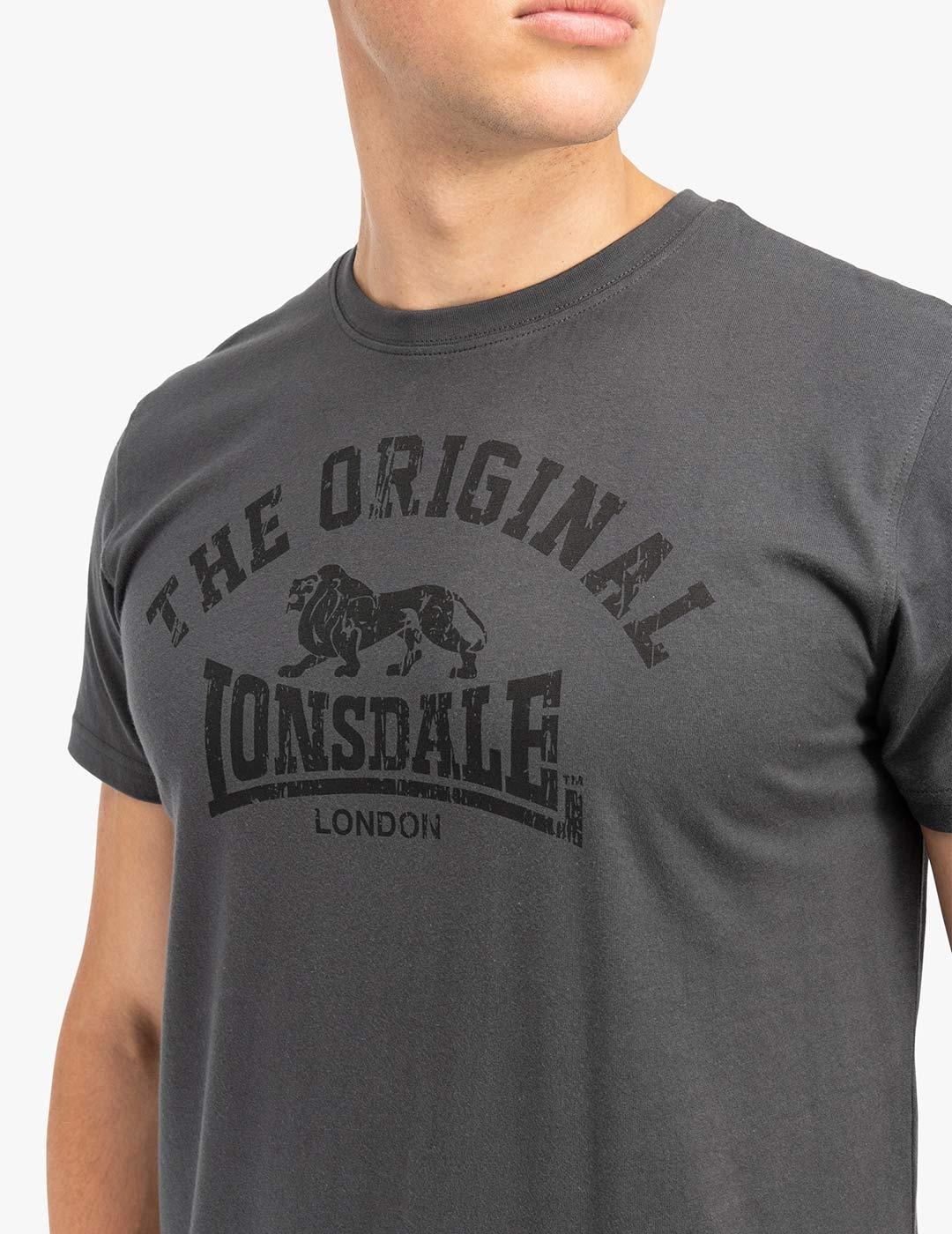 Camiseta LONSDALE ORIGINAL - Anthracite/Black