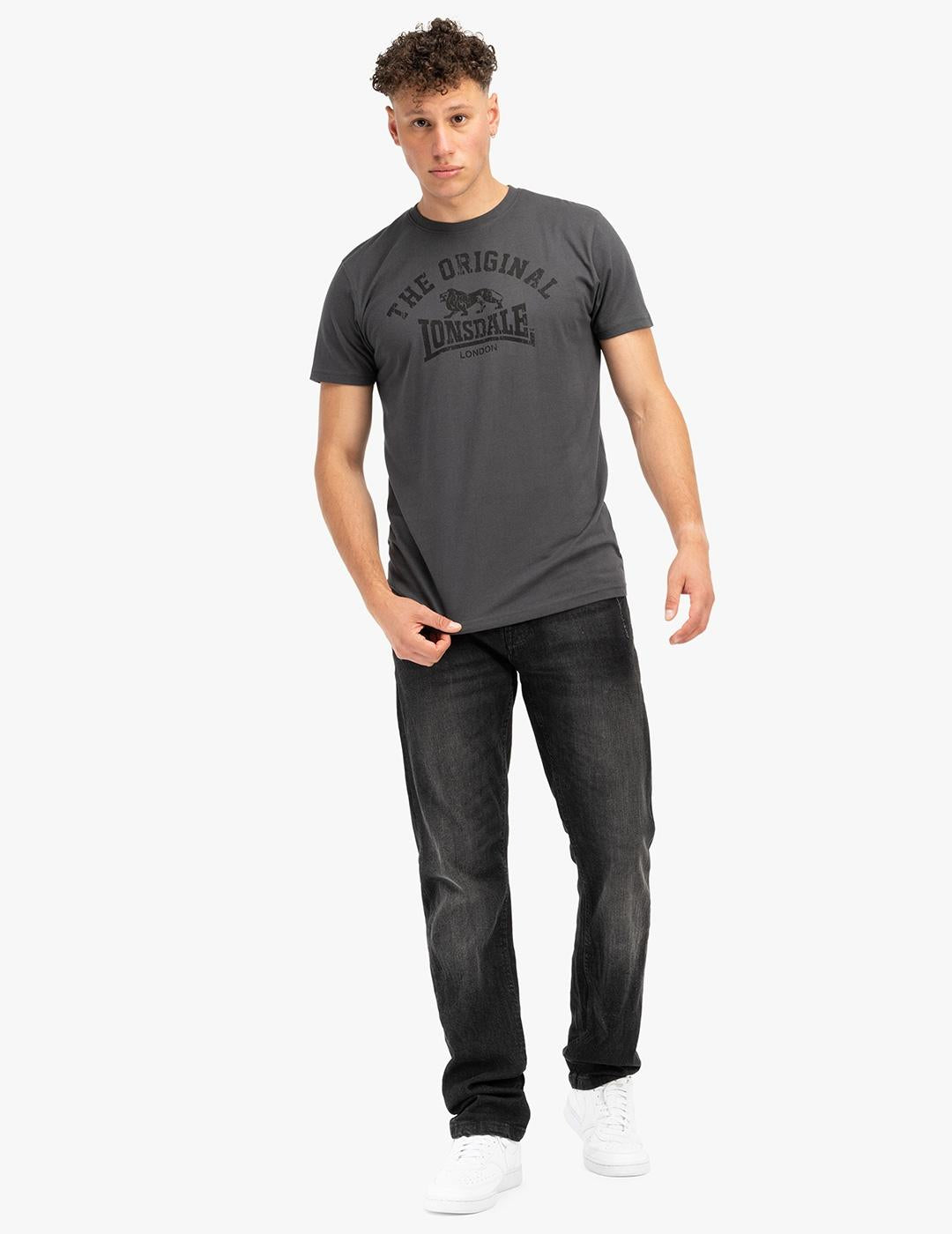 Camiseta LONSDALE ORIGINAL - Anthracite/Black