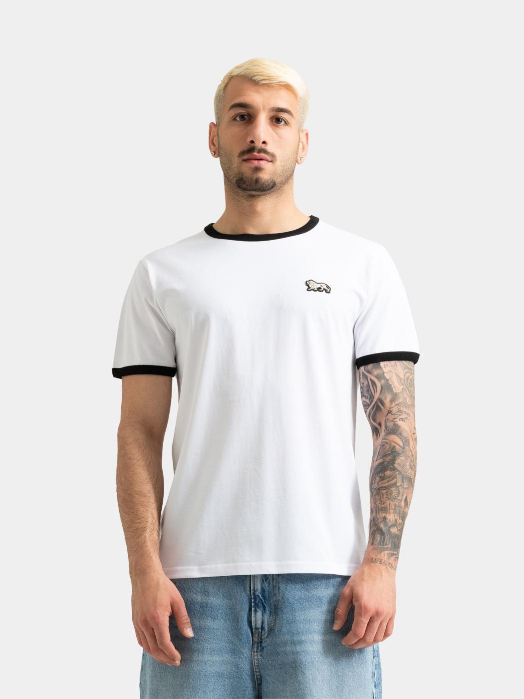Camiseta LONSDALE SEWARDSTONE - White/Black